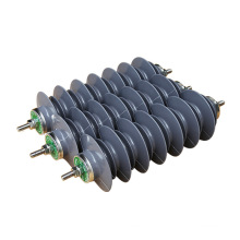 High Voltage Surge Arrester 10kA Silicon Rubber Earthing Protective Device 33kV Arrestor